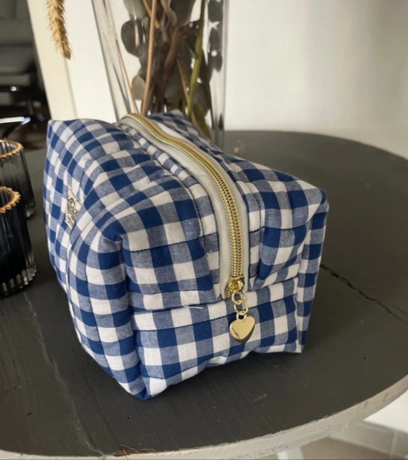 Trousse de toilette vichy – photo 2